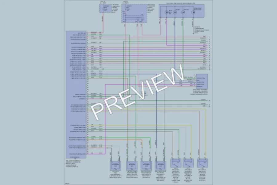 2008 Cadillac STSV Supplemental Restraints wiring diagram preview