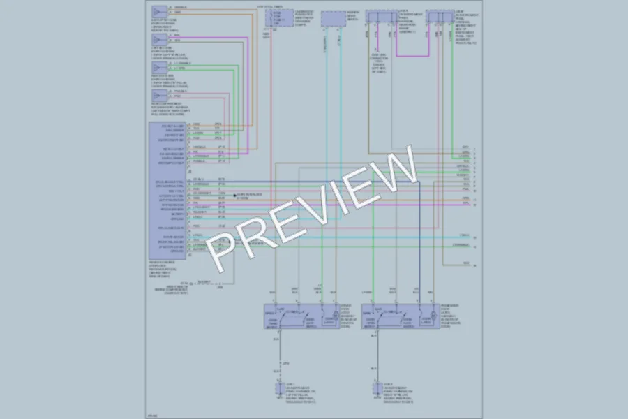 2008 Cadillac XLR Anti Theft wiring diagram preview