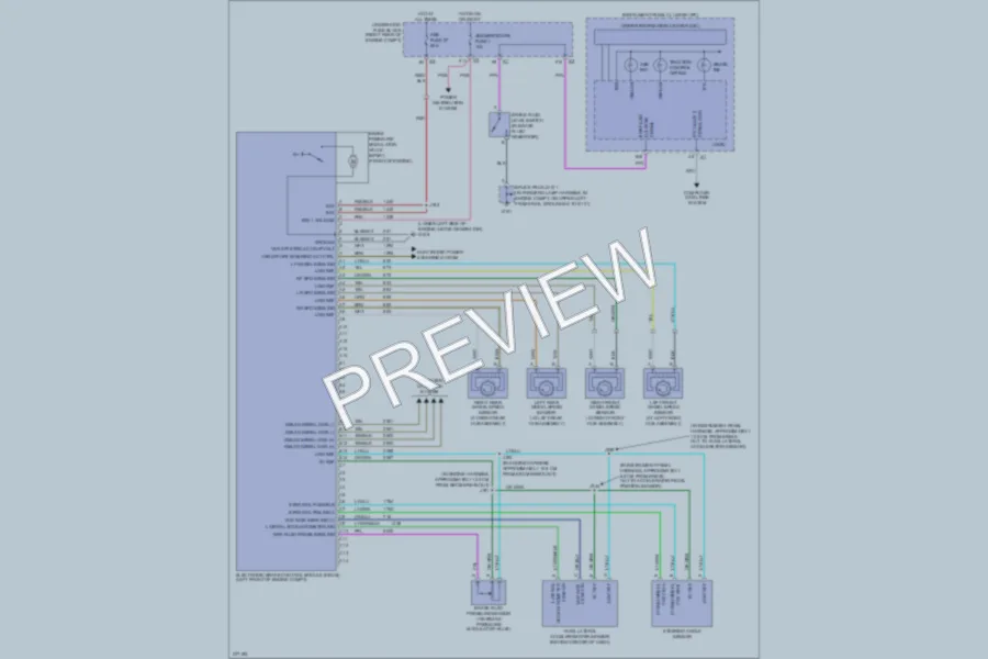 2008 Cadillac XLRV Anti Lock Brakes wiring diagram preview