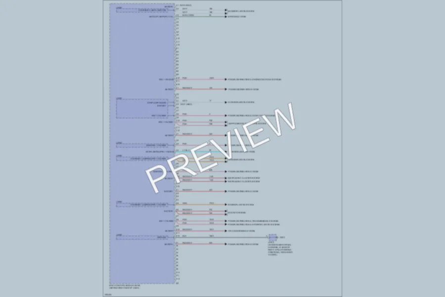 2008 Cadillac XLRV Body Control Modules wiring diagram preview
