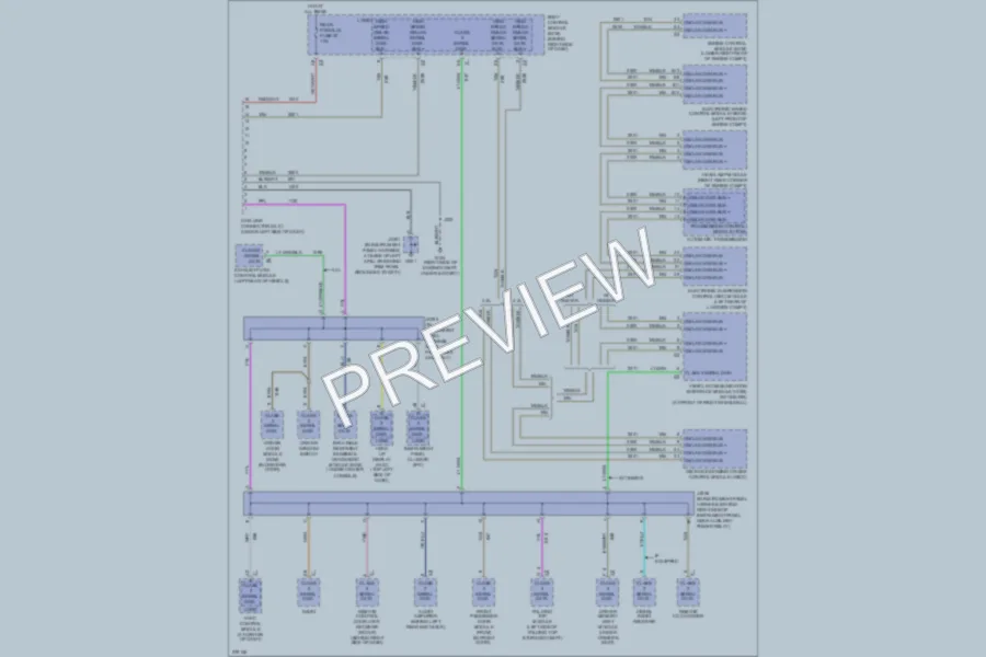 2008 Cadillac XLRV Computer Data Lines wiring diagram preview