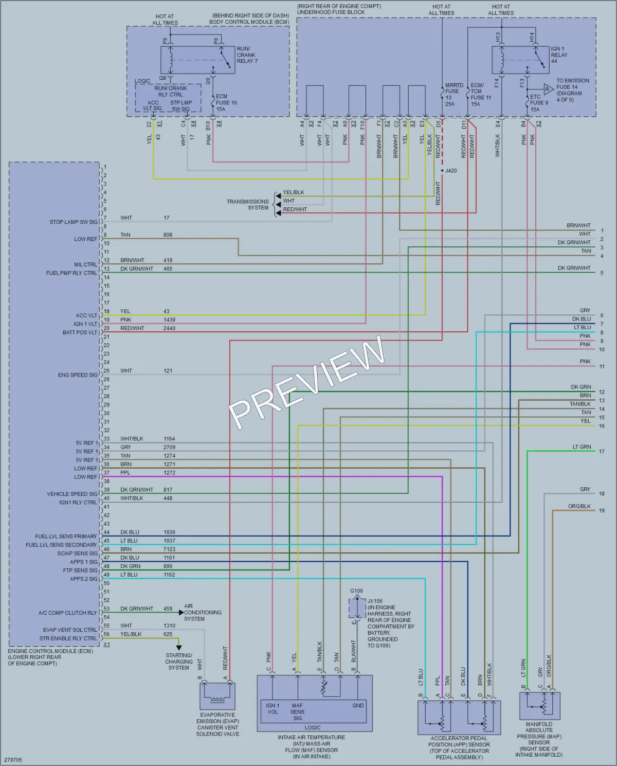 2008 Cadillac XLRV Engine Performance wiring diagram preview