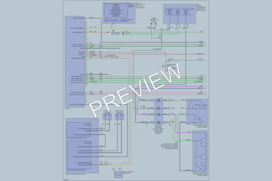 2008 Cadillac XLRV Radio wiring diagram preview