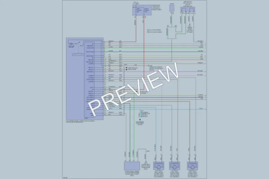 2008 Chevrolet Avalanche Anti Lock Brakes wiring diagram preview