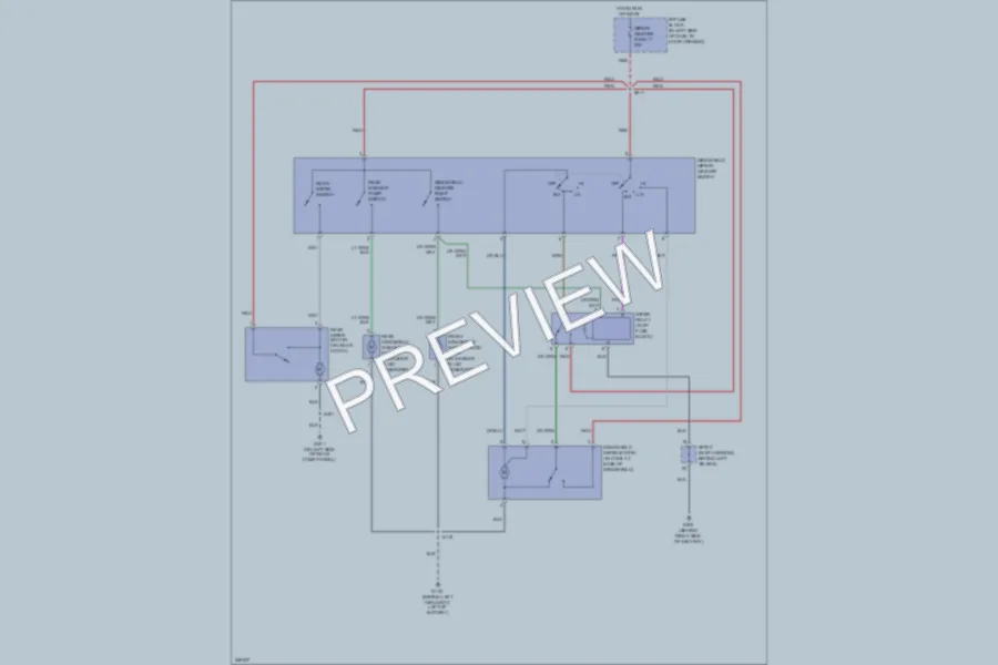 2008 Chevrolet Aveo Wiper Washer wiring diagram preview