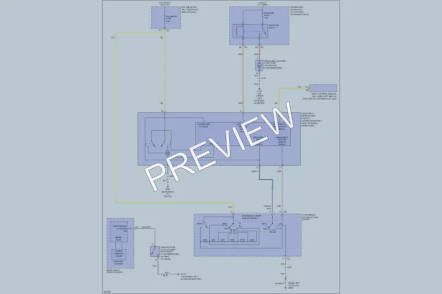2008 Chevrolet 3500 Wiper Washer wiring diagram preview
