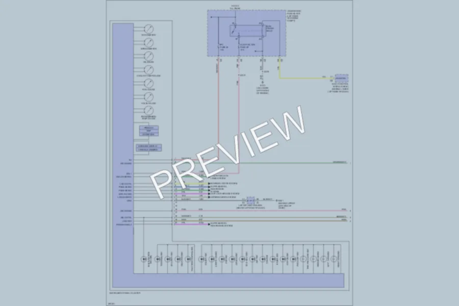 2008 Chevrolet C1500Suburban Instrument Cluster wiring diagram preview