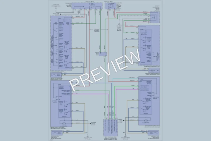 2008 Chevrolet 3500 Hd Power Windows wiring diagram preview