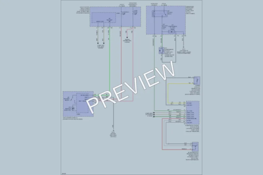 2008 Chevrolet Cobalt Air Conditioning wiring diagram preview