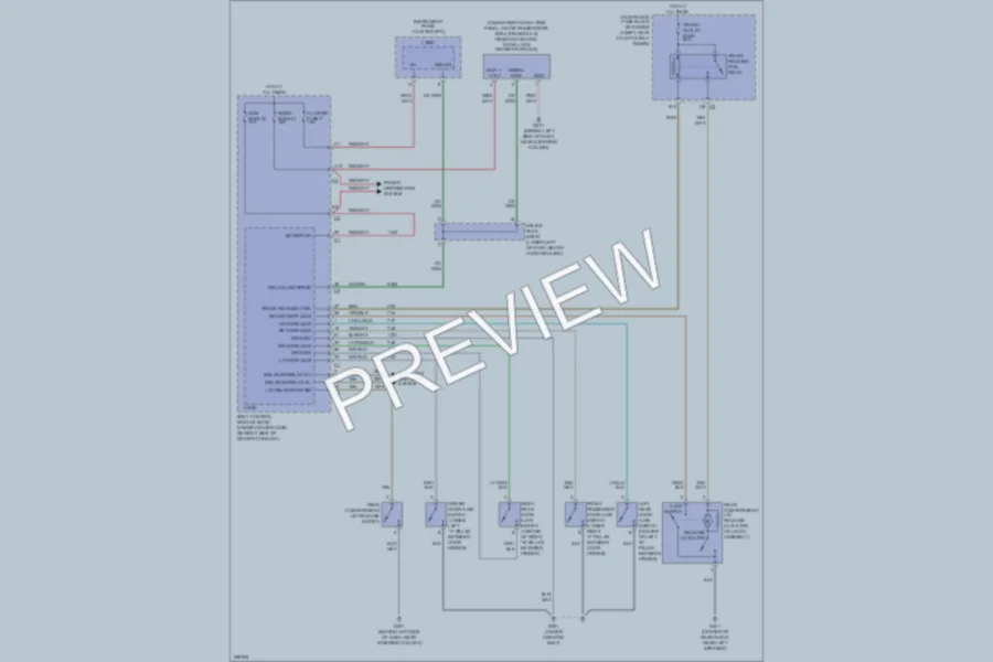 2008 Chevrolet Cobalt Power Door Locks wiring diagram preview