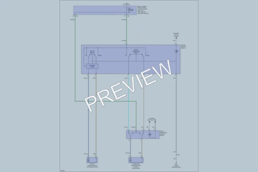 2008 Chevrolet Cobalt Power Windows wiring diagram preview