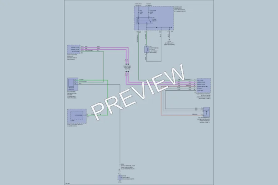 2008 Chevrolet Colorado Air Conditioning wiring diagram preview