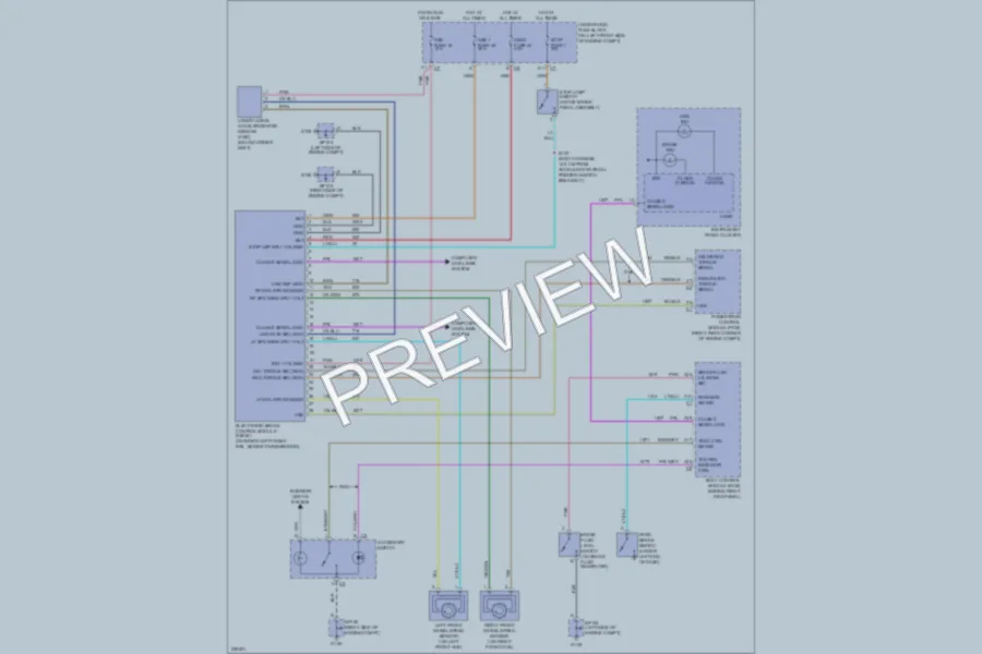 2008 Chevrolet Colorado Anti Lock Brakes wiring diagram preview