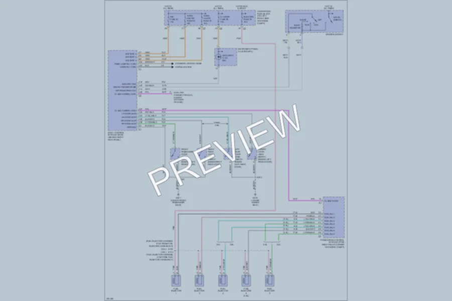 2008 Chevrolet Colorado Anti Theft wiring diagram preview