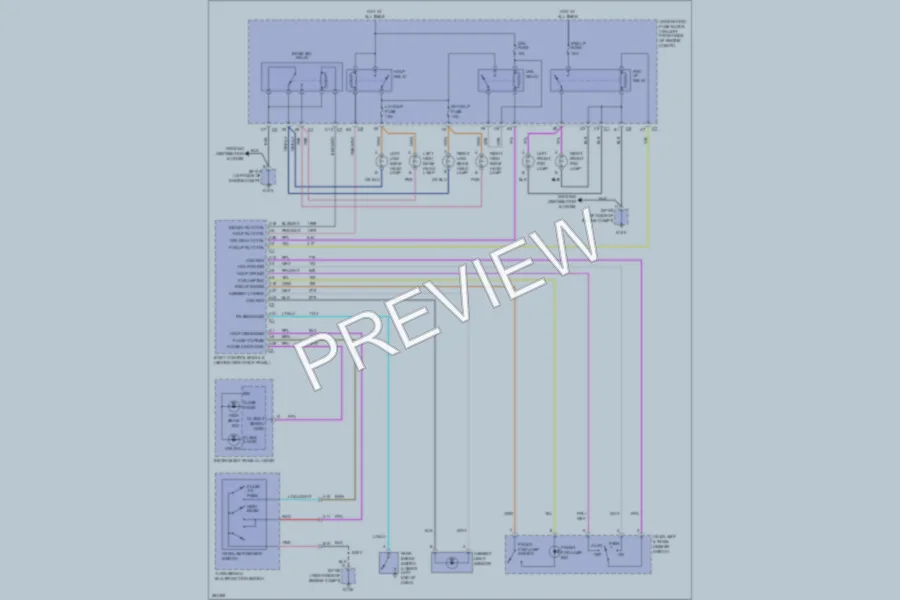 2008 Chevrolet Colorado Headlights wiring diagram preview