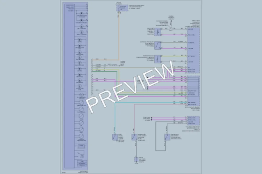 2008 Chevrolet Colorado Instrument Cluster wiring diagram preview