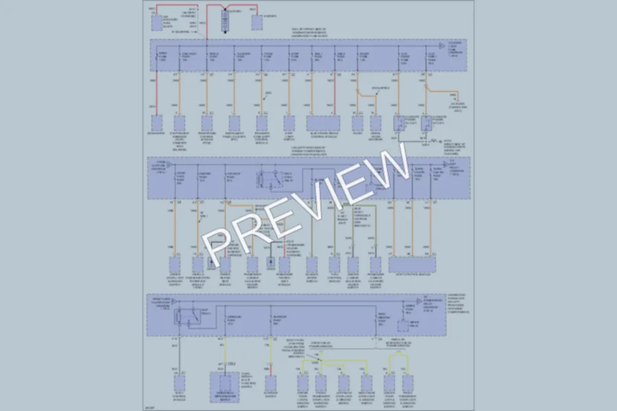 2008 Chevrolet Colorado Power Distribution wiring diagram preview