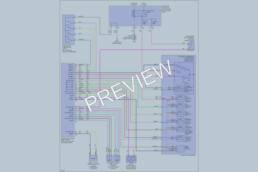 2008 Chevrolet Colorado Transmission wiring diagram preview