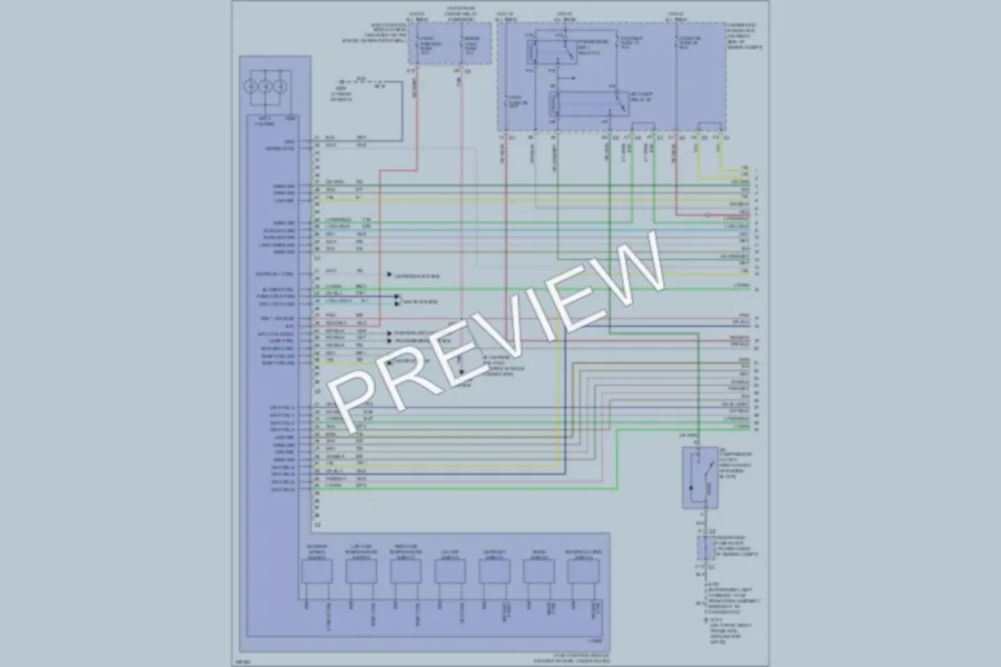2008 Chevrolet Corvette Air Conditioning wiring diagram preview