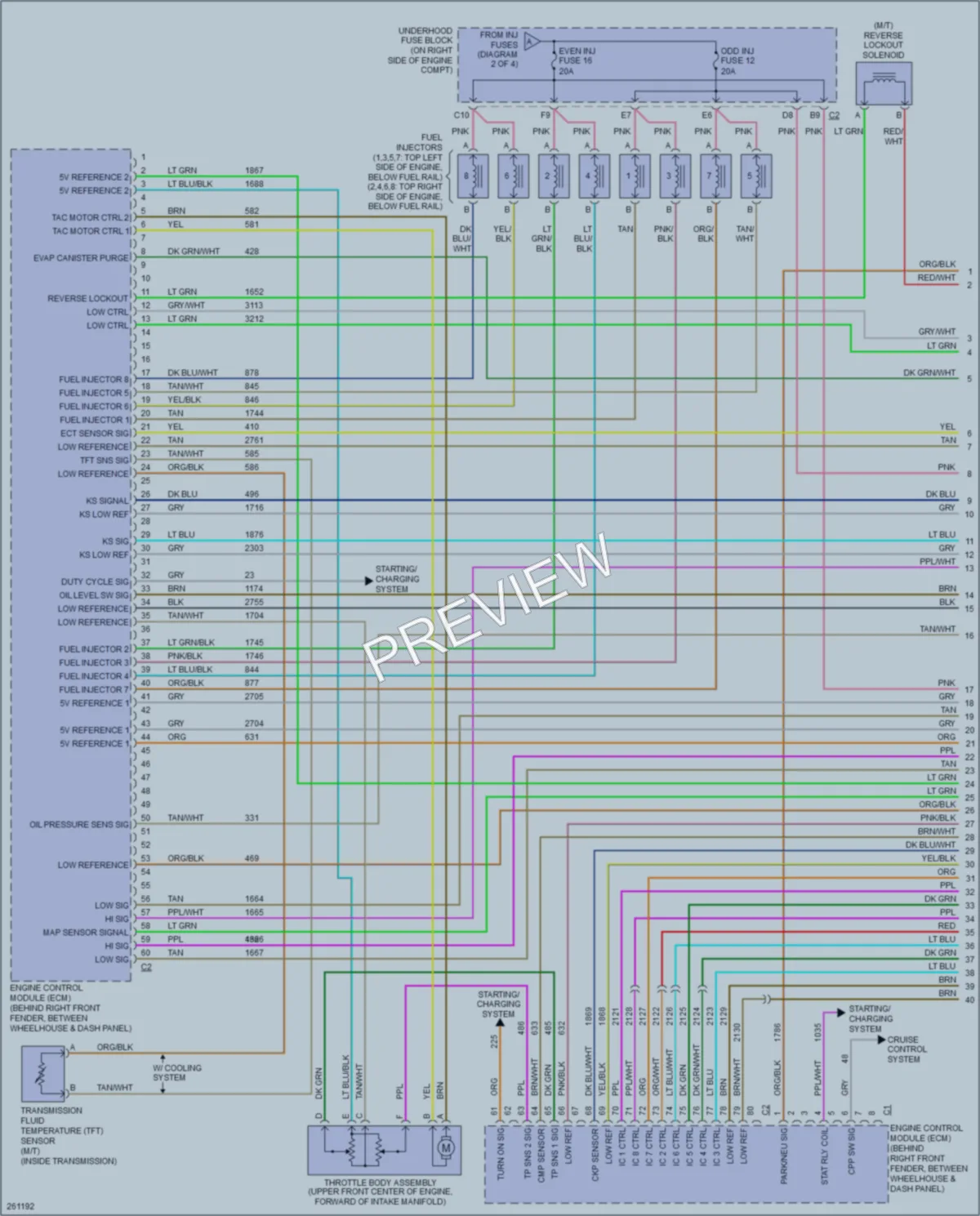 2008 Chevrolet Corvette Engine Performance wiring diagram preview