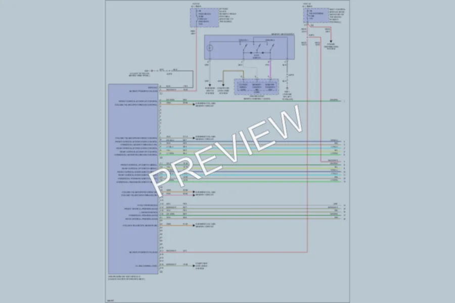 2008 Chevrolet Corvette Memory Systems wiring diagram preview