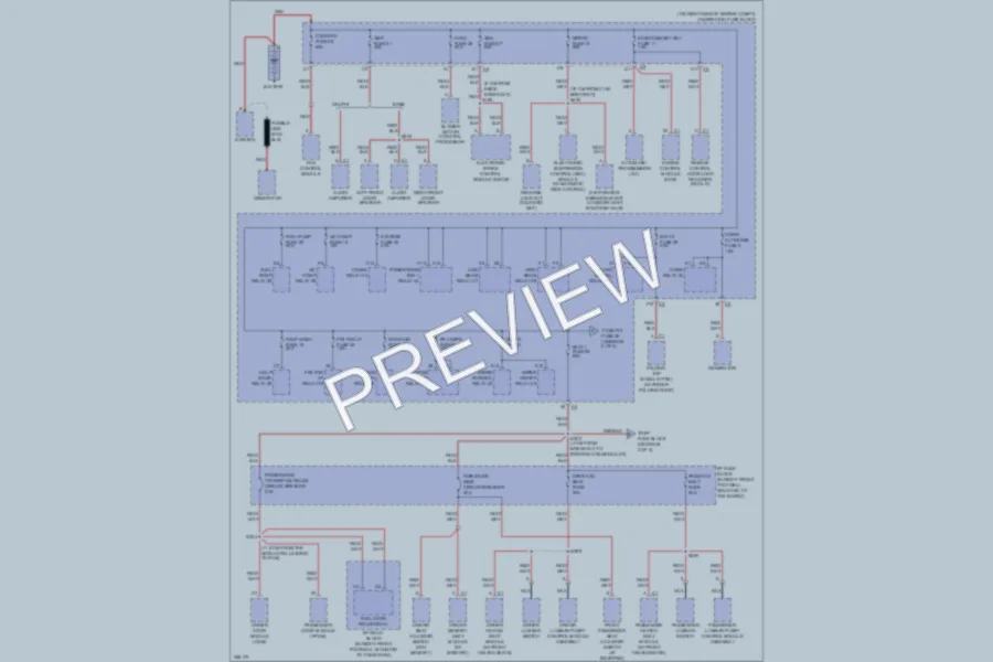2008 Chevrolet Corvette Power Distribution wiring diagram preview