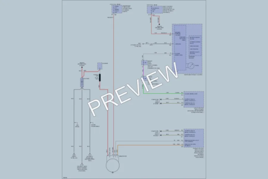 2008 Chevrolet Corvette Starting Charging wiring diagram preview