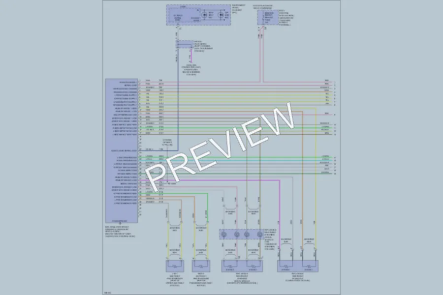 2008 Chevrolet Corvette Supplemental Restraints wiring diagram preview