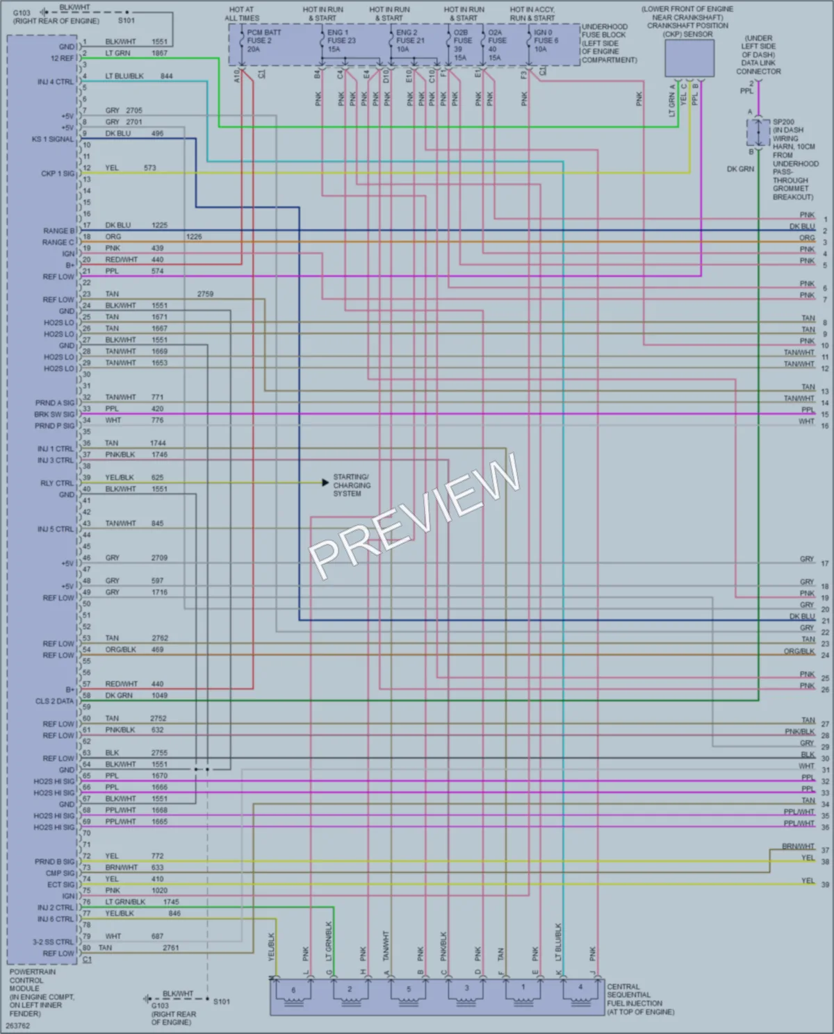 2008 Chevrolet G1500 Engine Performance wiring diagram preview