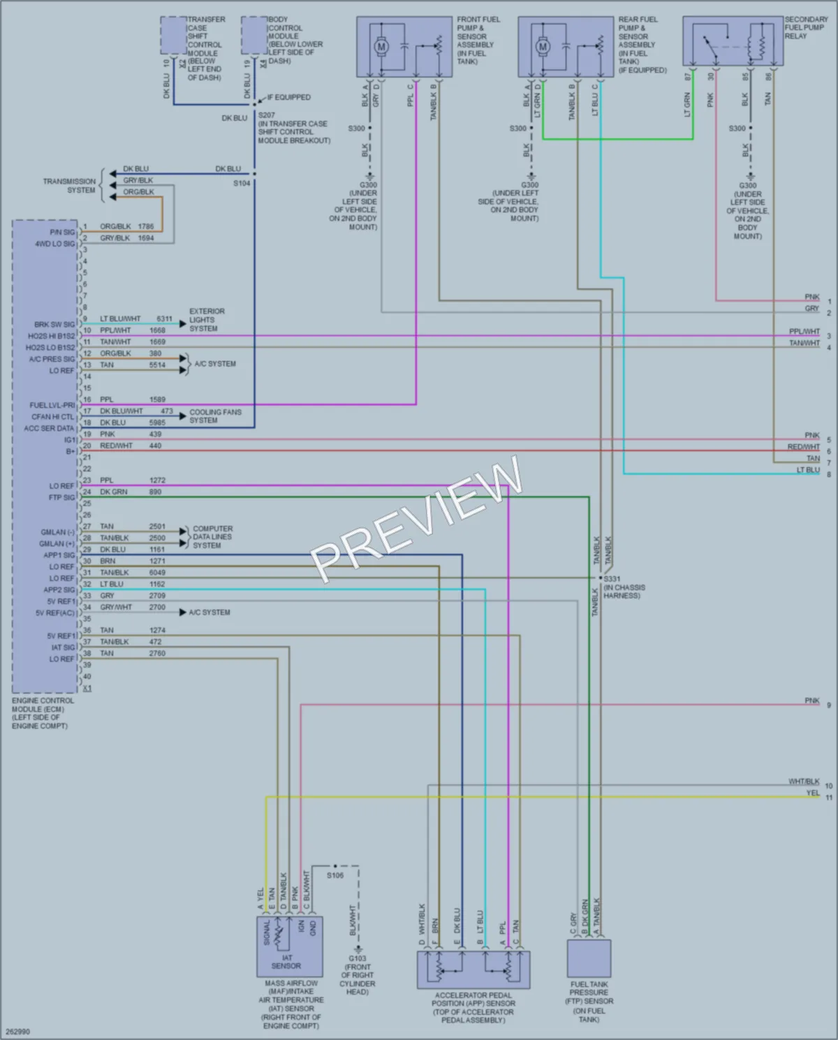 2008 Chevrolet K1500Suburban Engine Performance wiring diagram preview