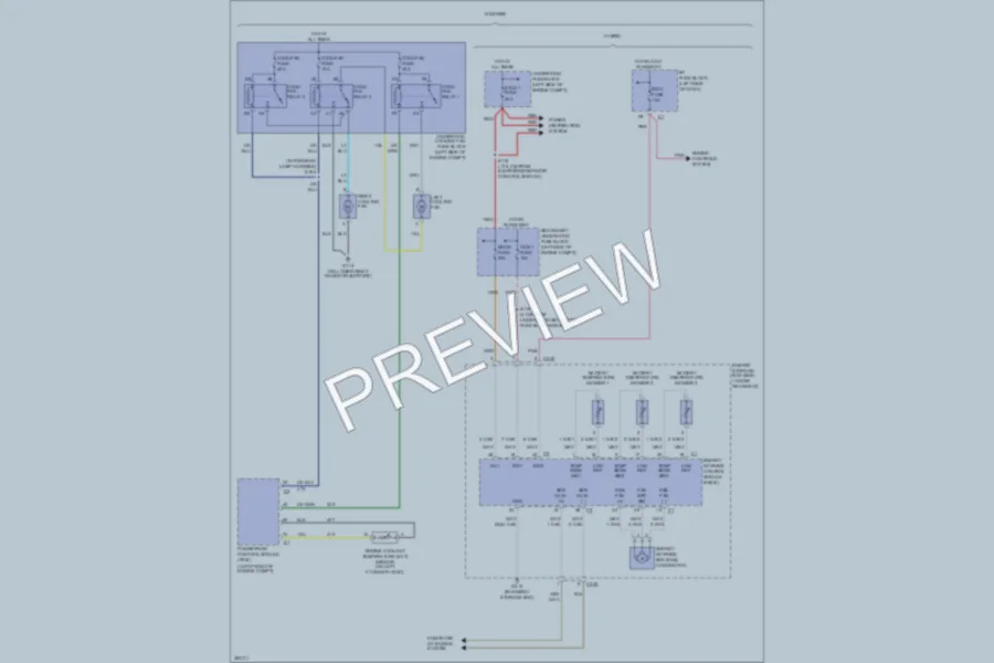 2008 Chevrolet 1500 Hd Cooling Fan wiring diagram preview