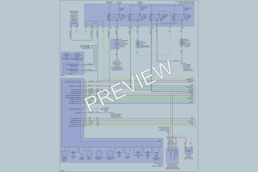 2008 Chevrolet MalibuMaxx Air Conditioning wiring diagram preview