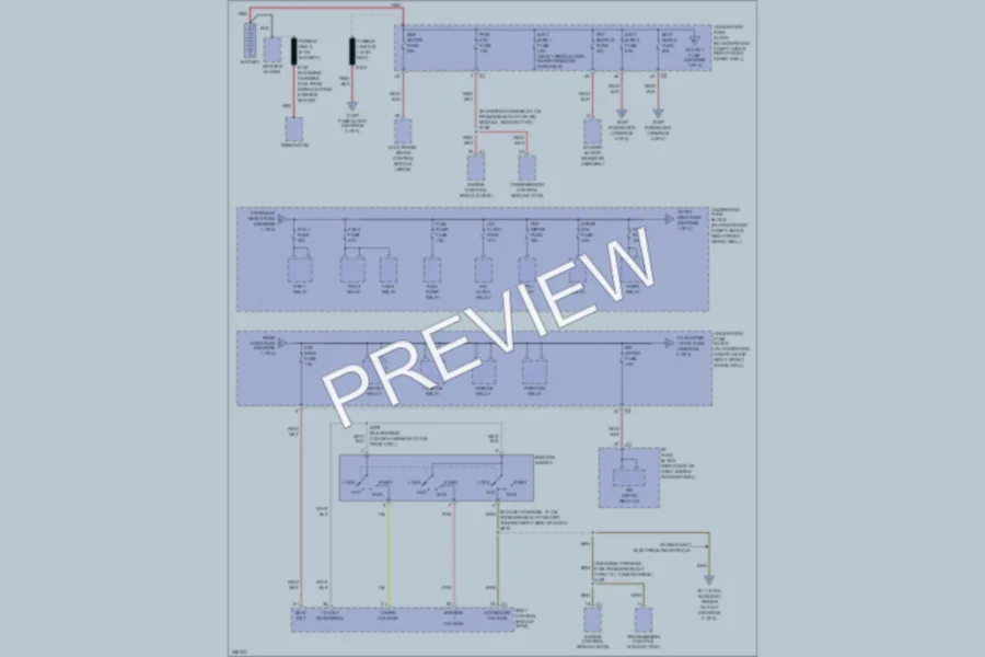 2008 Chevrolet Uplander Power Distribution wiring diagram preview