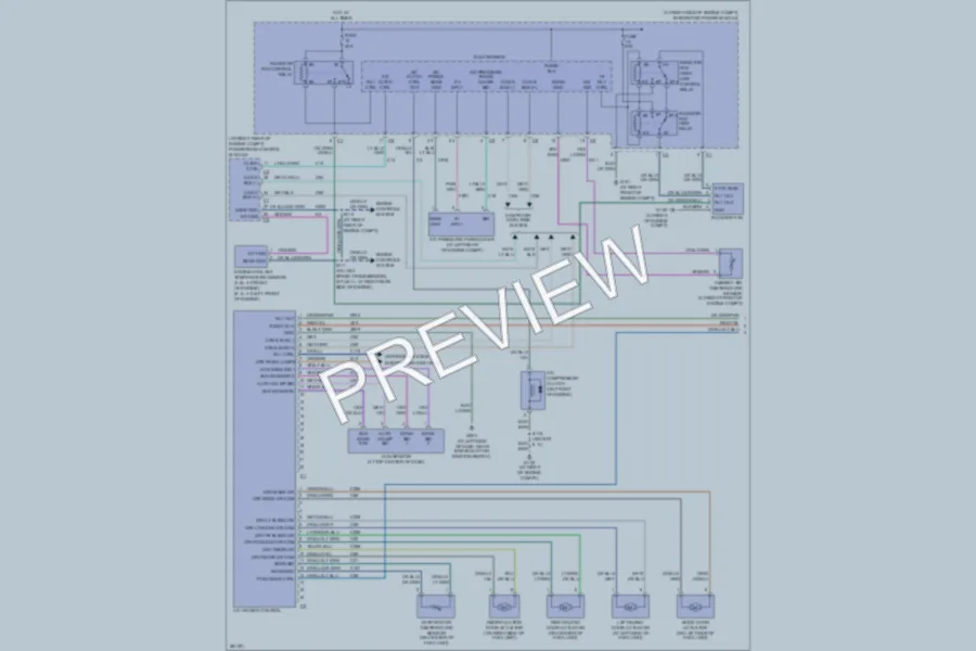 2008 Chrysler 300 Air Conditioning wiring diagram preview