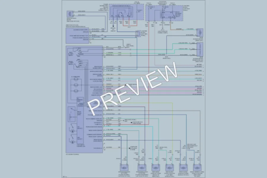 2008 Chrysler Aspen Air Conditioning wiring diagram preview