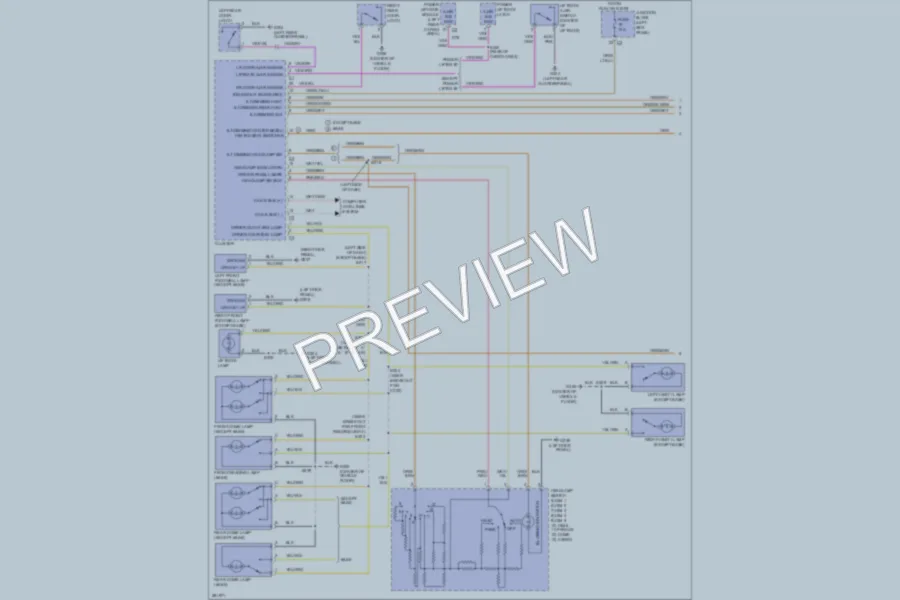2008 Chrysler Aspen Interior Lights wiring diagram preview