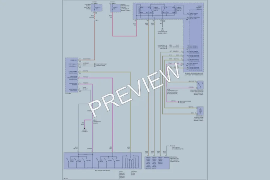 2008 Chrysler Aspen Wiper Washer wiring diagram preview
