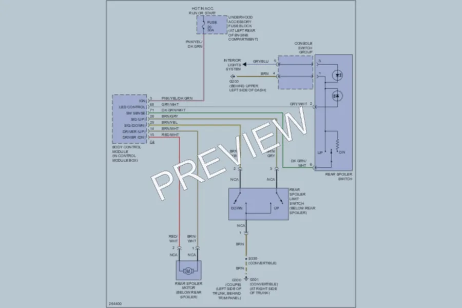 2008 Chrysler Crossfire Active Bodyworks wiring diagram preview