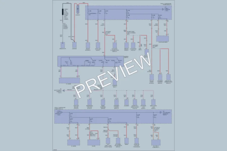 2008 Chrysler PTCruiser Power Distribution wiring diagram preview