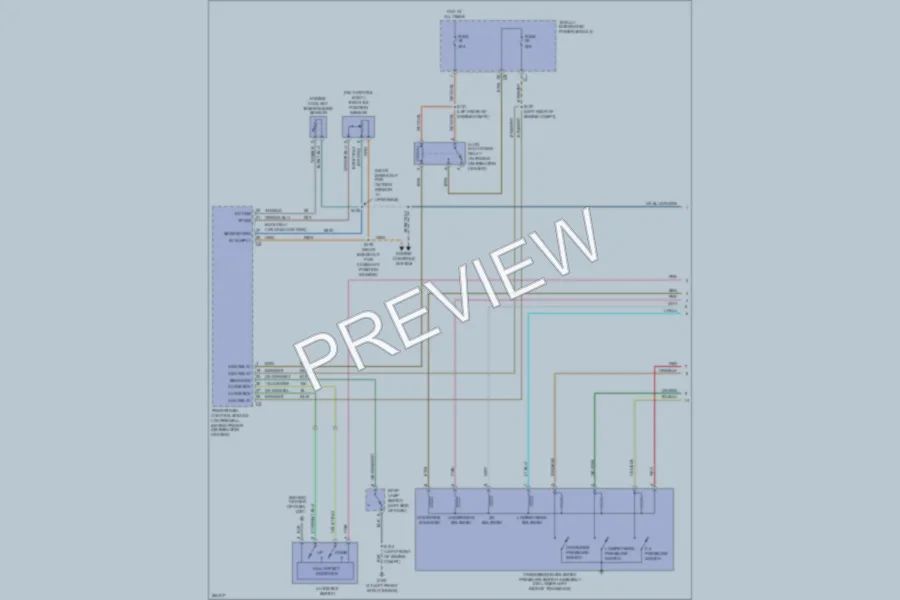 2008 Chrysler PTCruiser Transmission wiring diagram preview