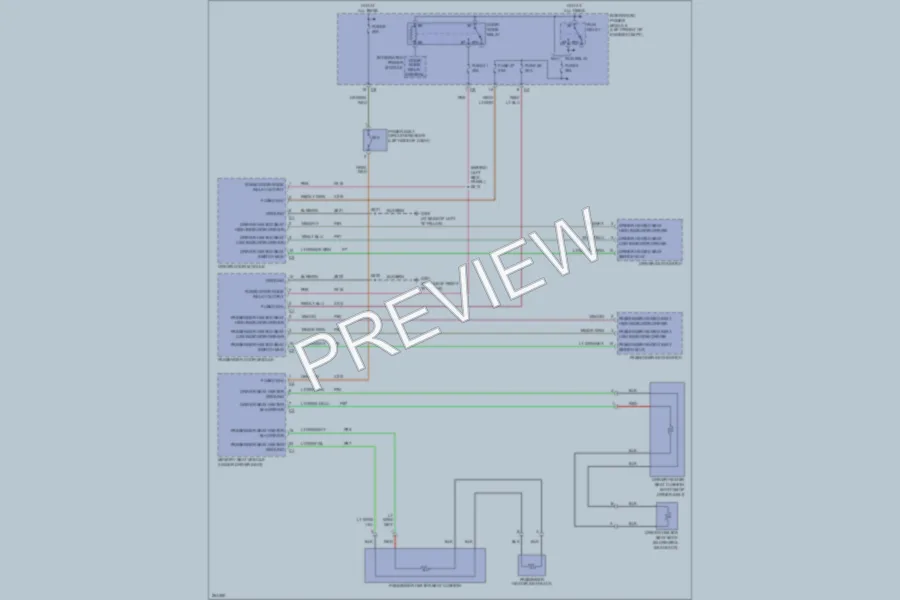 2008 Chrysler Pacifica Power Seats wiring diagram preview
