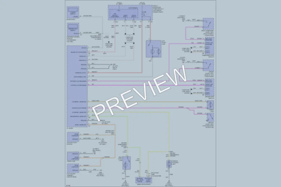2008 Chrysler 2D Convertible Interior Lights wiring diagram preview
