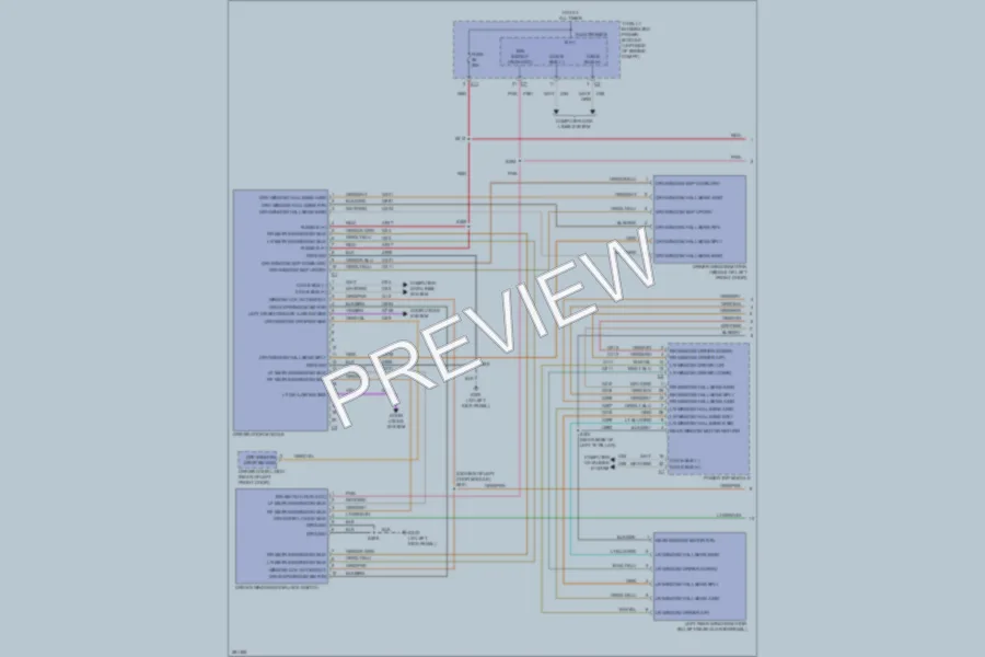 2008 Chrysler 2D Convertible Power Windows wiring diagram preview