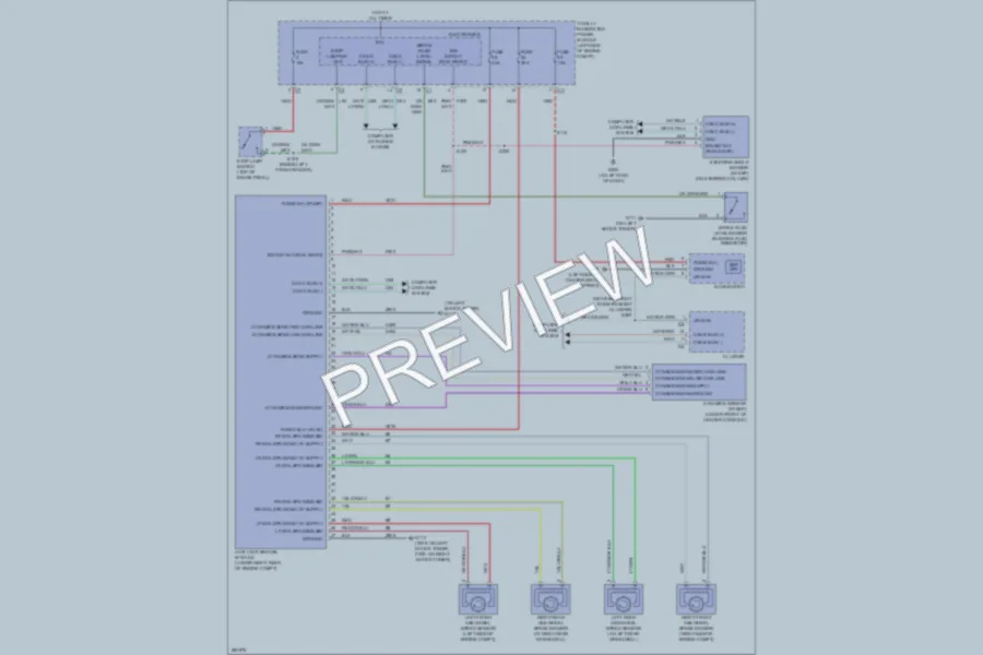 2008 Chrysler 4D Sedan Anti Lock Brakes wiring diagram preview