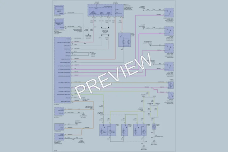 2008 Chrysler 4D Sedan Interior Lights wiring diagram preview