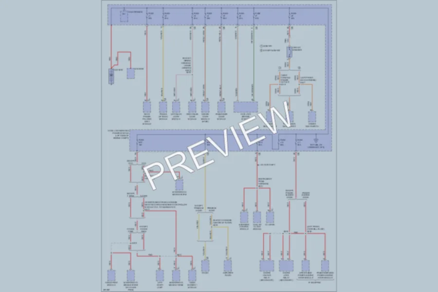 2008 Chrysler TownCountry Power Distribution wiring diagram preview