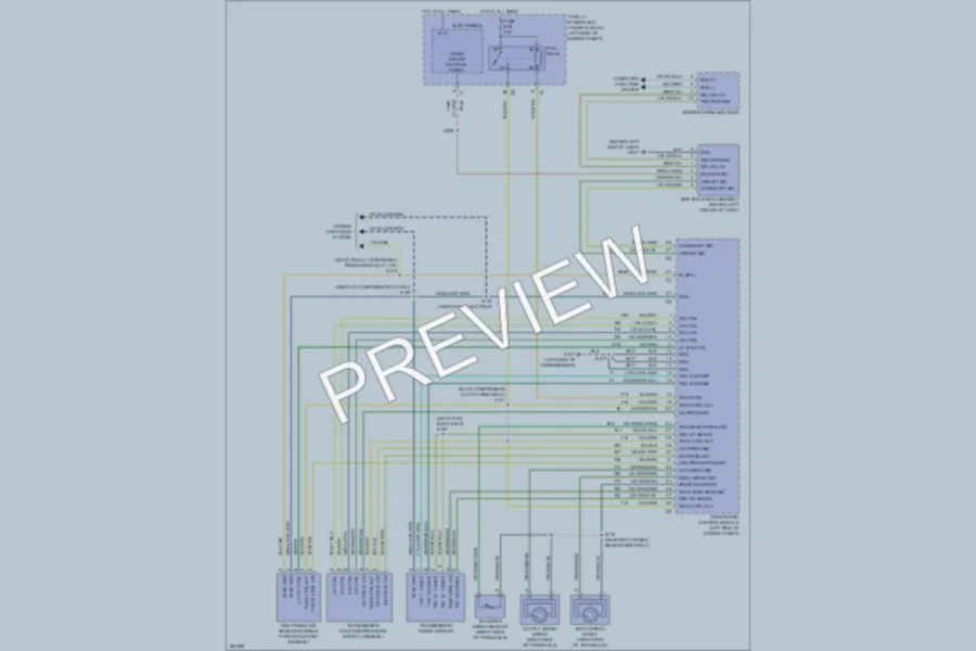 2008 Chrysler TownCountry Transmission wiring diagram preview