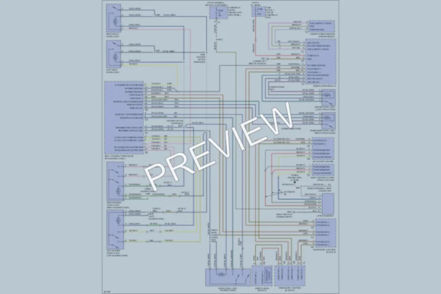 2008 Dodge 2500Sprinter Power Door Locks wiring diagram preview