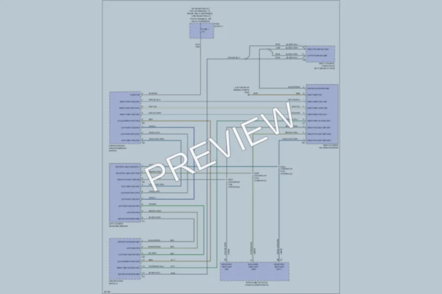 2008 Dodge 2500Sprinter Power Mirrors wiring diagram preview