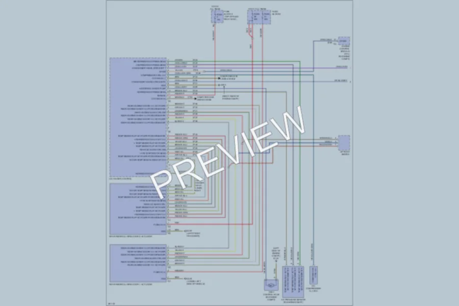 2008 Dodge 3500Sprinter Air Conditioning wiring diagram preview